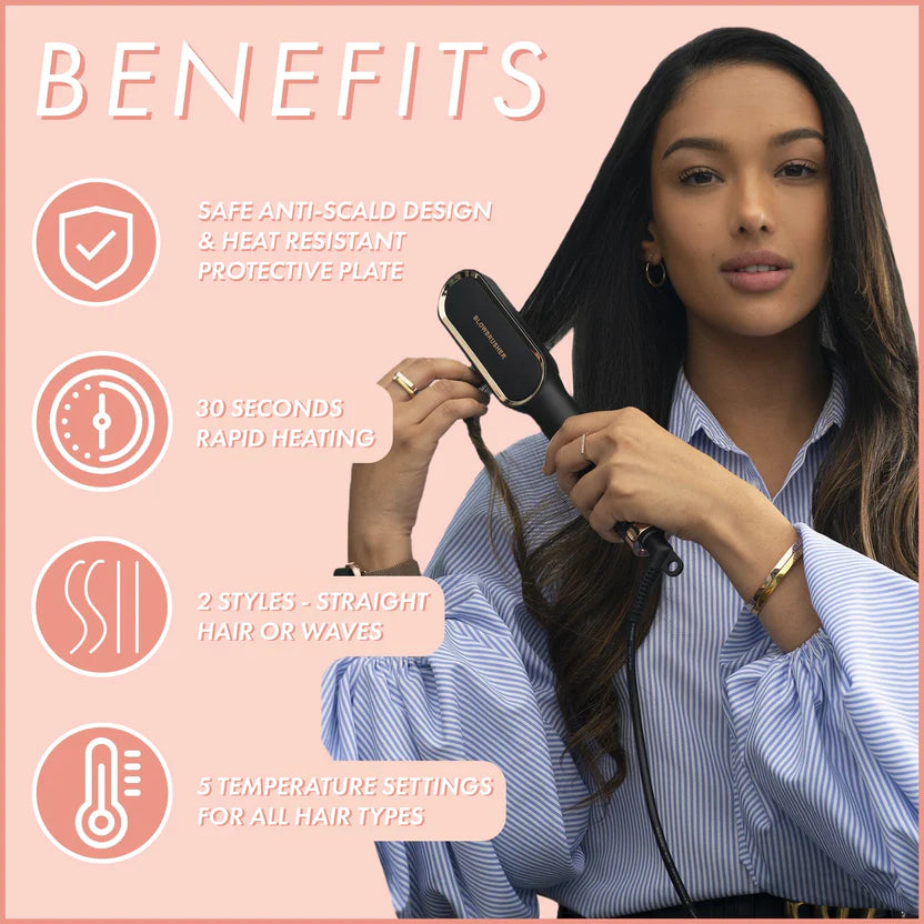 BLOWBRUSHER ELITE HAIR STRAIGHTENER BRUSH